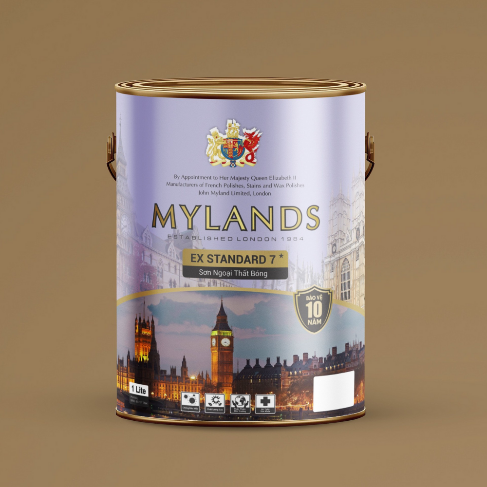 SƠN NGOẠI THẤT BÓNG CHỐNG BÁM BẨN – EX STANDARD 7* 